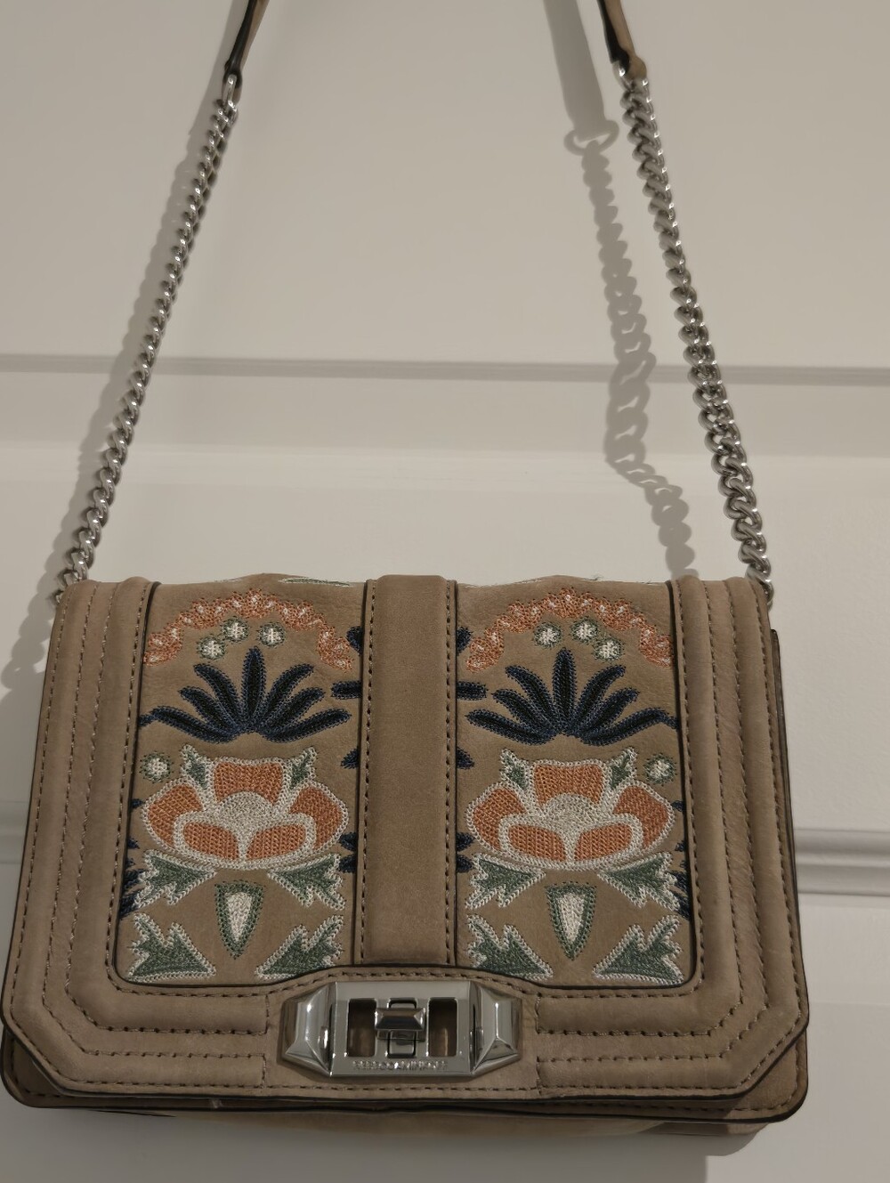 Rebecca Minkoff 100% Leather Embroidered Crossbody Bag.Retails $275. - Picture 2 of 10